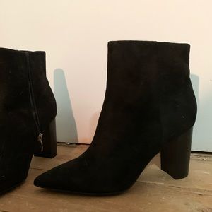 Black Nine West Booties